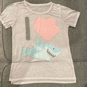 LOL vintage. I ❤️ sharks t-shirt